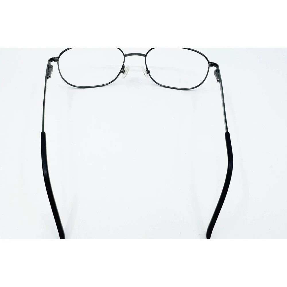 Van Heusen Eyeglasses Mens Black Aviator Double Bridge Full Rim 54-18-140